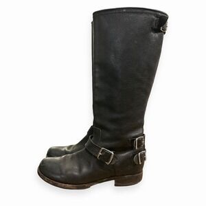Vintage Frye Tall Buckle Boots – Women's 9.5 (Runs Small) – Made in Mexico